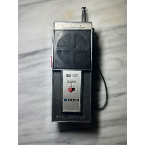 VTG Ross Solid State Dual Channel Superheterodyne Two Way Radio Walkie Talkie